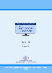 SCERT KERALA CLASS 11 Book For Computer Science -Part 2 PDF DOWNLOAD