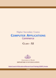 SCERT KERALA CLASS 11 Book For Computer Applications (Commerce) PDF DOWNLOAD