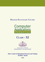 SCERT KERALA CLASS 11 Book For Computer Applications (Humanities) PDF DOWNLOAD