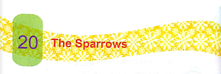 The Sparrows Class- 2 DAV My English Reader Solutions.