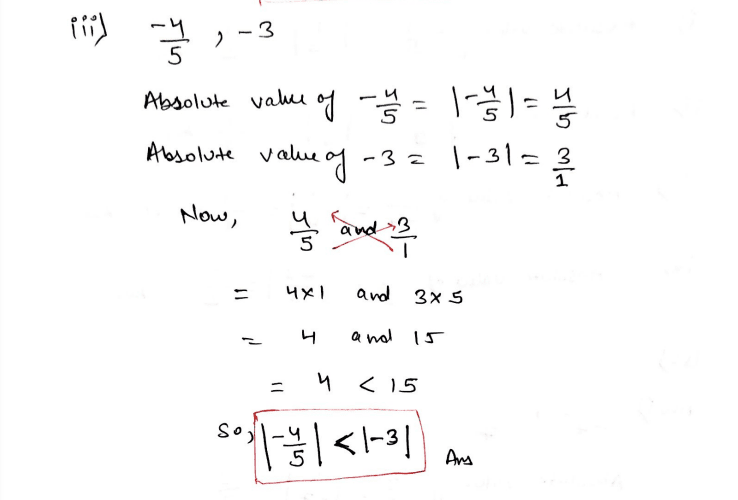Chapter 1 | Rational Numbers | Class-7 DAV Secondary Mathematics
