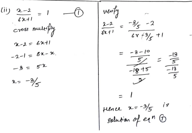 Chapter 9 | Linear Equations In One Variable | Class-8 DAV Secondary Mathematics