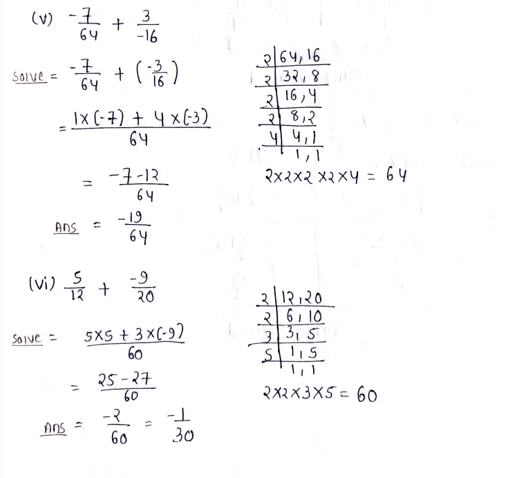 Chapter 2 | Operations On Rational Numbers | Class-7 DAV Secondary Mathematics