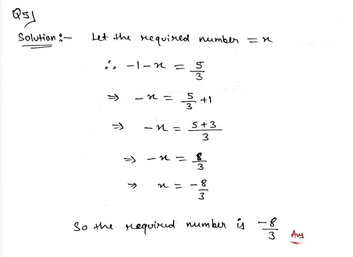 Chapter 2 | Operations On Rational Numbers | Class-7 DAV Secondary Mathematics