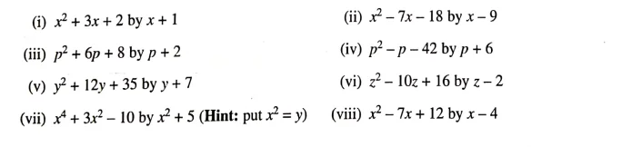 Chapter 8 | Polynomials | Class-8 DAV Secondary Mathematics