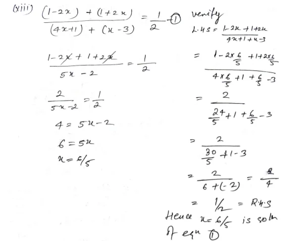 Chapter 9 | Linear Equations In One Variable | Class-8 DAV Secondary Mathematics