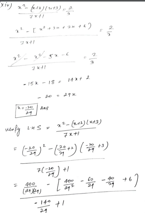 Chapter 9 | Linear Equations In One Variable | Class-8 DAV Secondary Mathematics