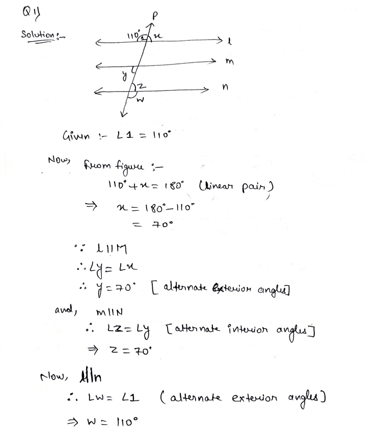 Chapter 10 | Parallel Lines | Class-8 DAV Secondary Mathematics