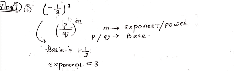 Chapter 4| Exponents and Powers | Class-7 DAV Secondary Mathematics