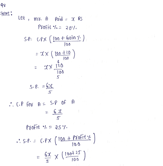 Chapter 5 | Application of Percentage | Class-7 DAV Secondary Mathematics