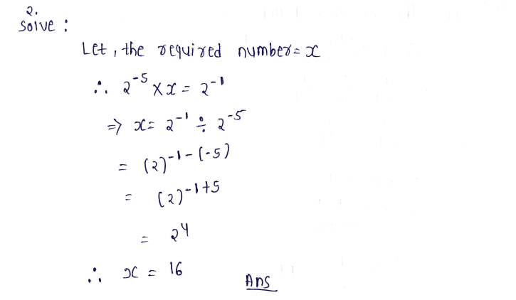 Chapter 4| Exponents and Powers | Class-7 DAV Secondary Mathematics