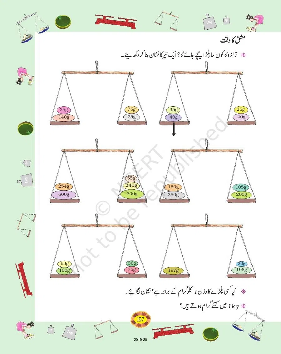 Class 4 Mathematics Riyazi Ka Jadu urdu Chapter 12