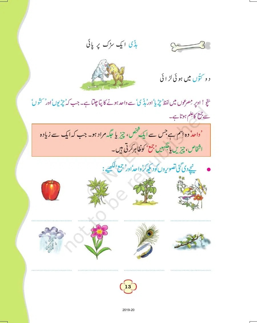 Class 4 Urdu Ibtedai Urdu Chapter 2