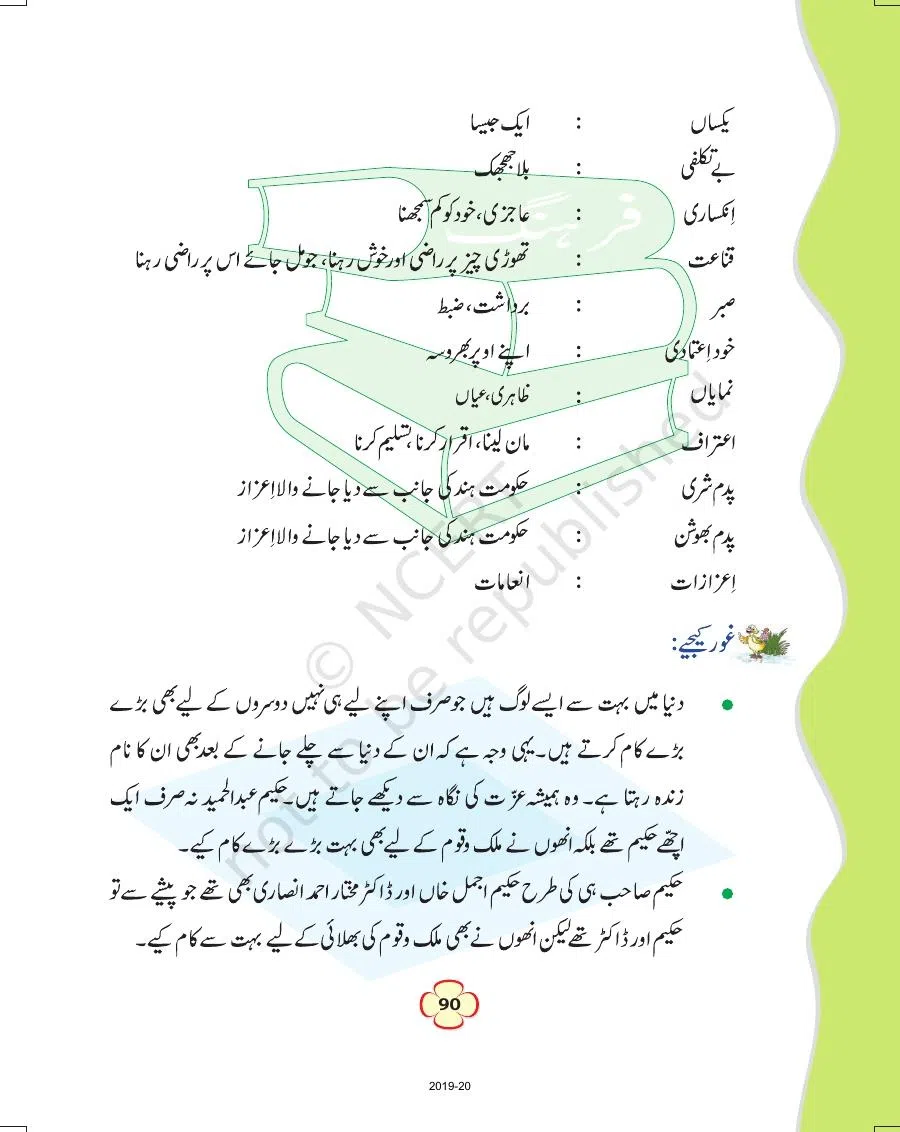Class 4 Urdu Ibtedai Urdu Chapter 12