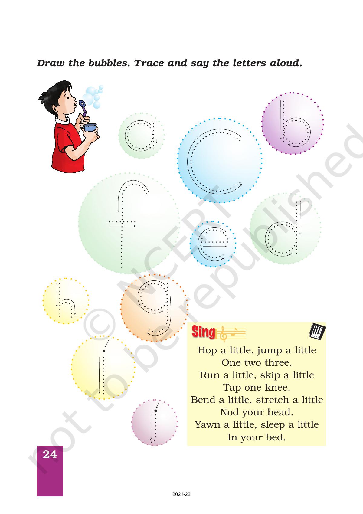 Class 1 English Marigold Chapter 2 B The Bubble, the Straw and the Shoe