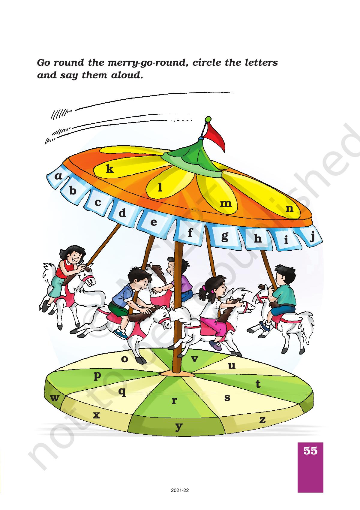 Class 1 English Marigold Chapter 5 A Merry-Go-Round