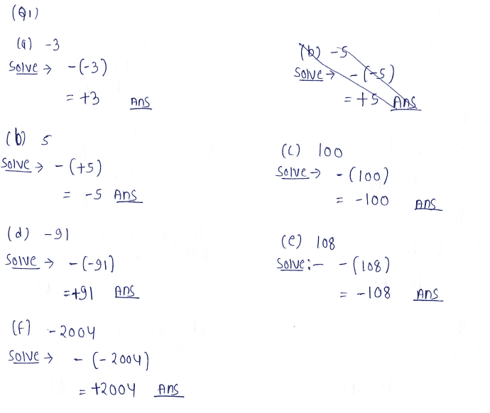 Chapter 3 | Integers | Class-6 DAV Secondary Mathematics