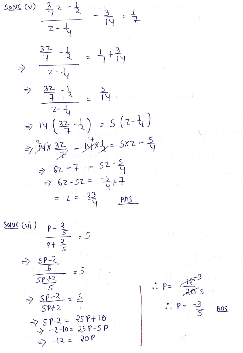 Chapter 9 | Linear Equations In One Variable | Class-8 DAV Secondary Mathematics