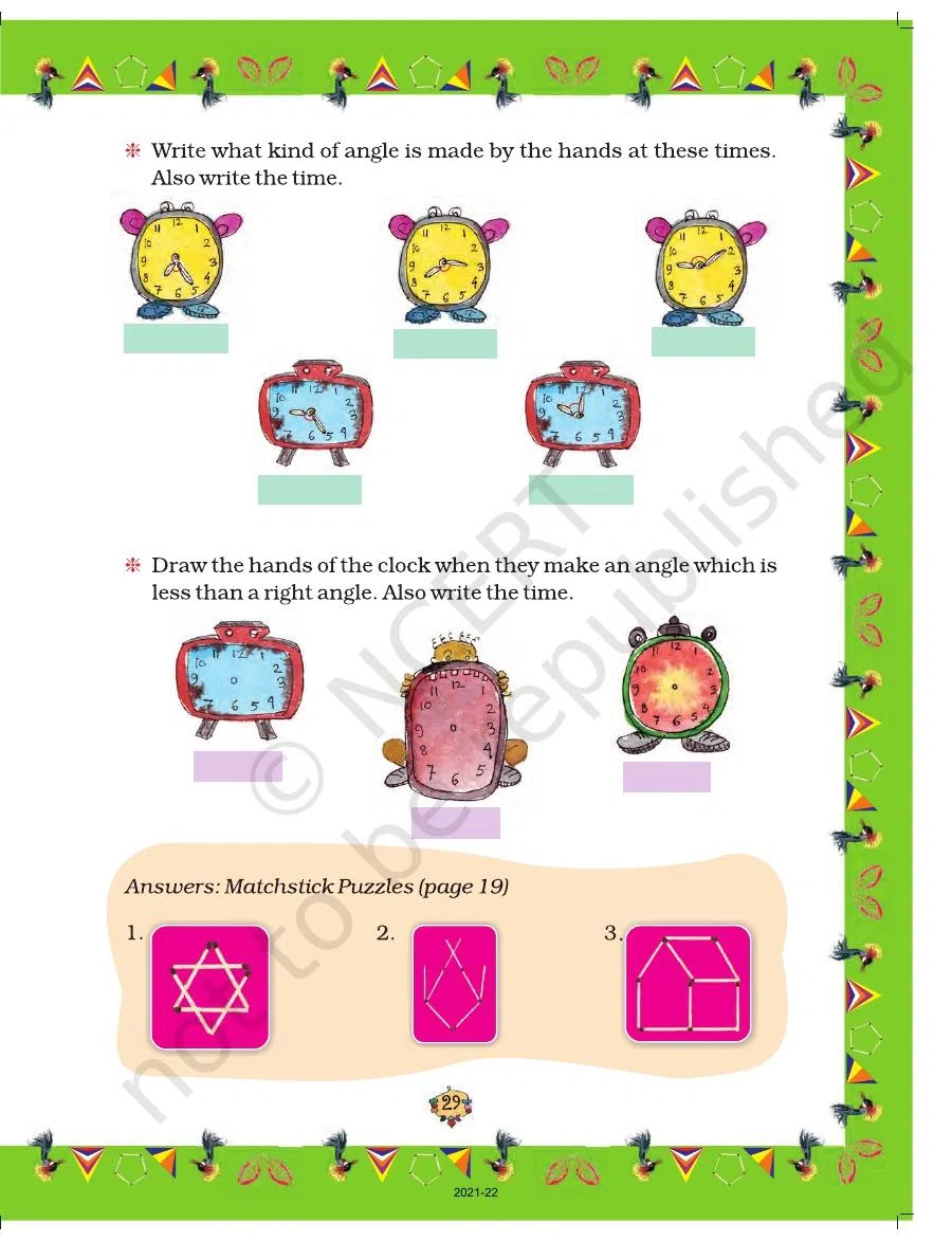 Class 5 Maths Chapter 2 Shapes and Angles