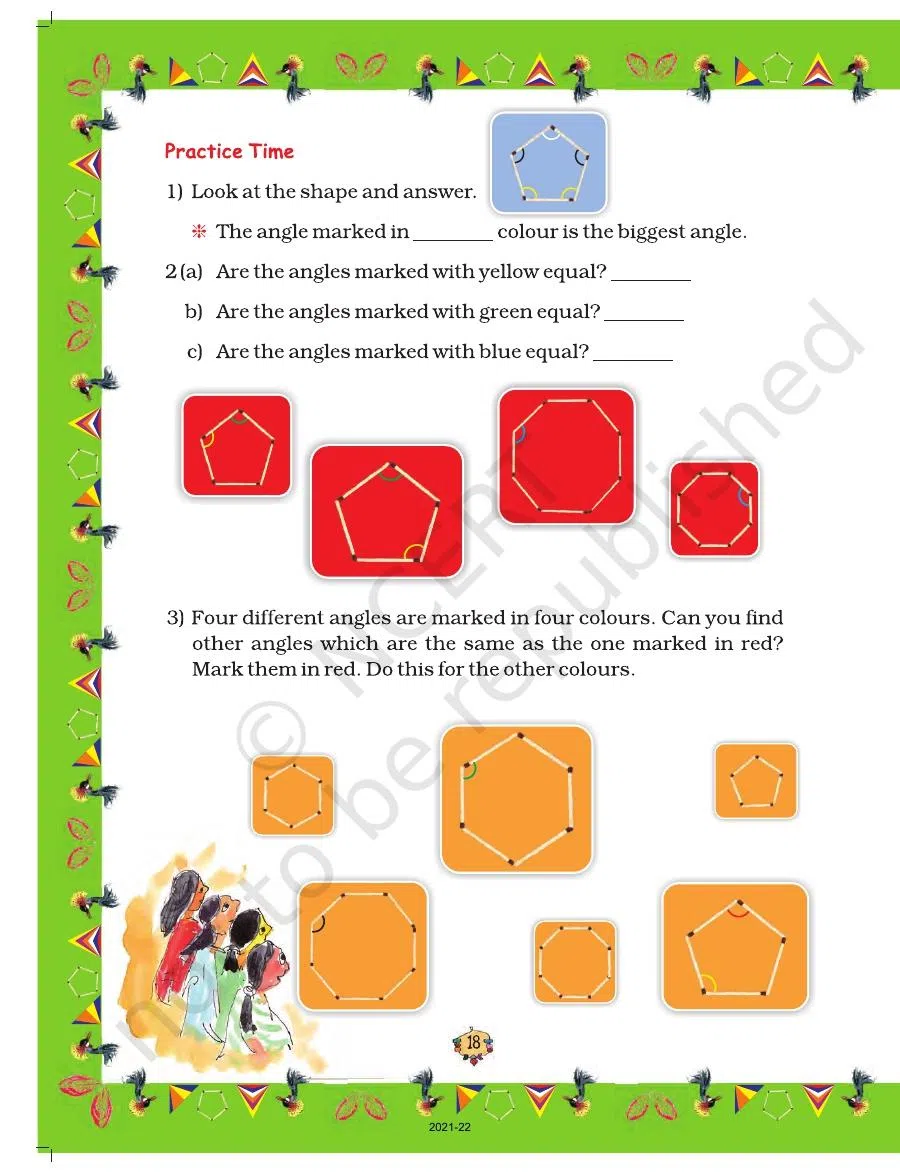 Class 5 Maths Chapter 2 Shapes and Angles
