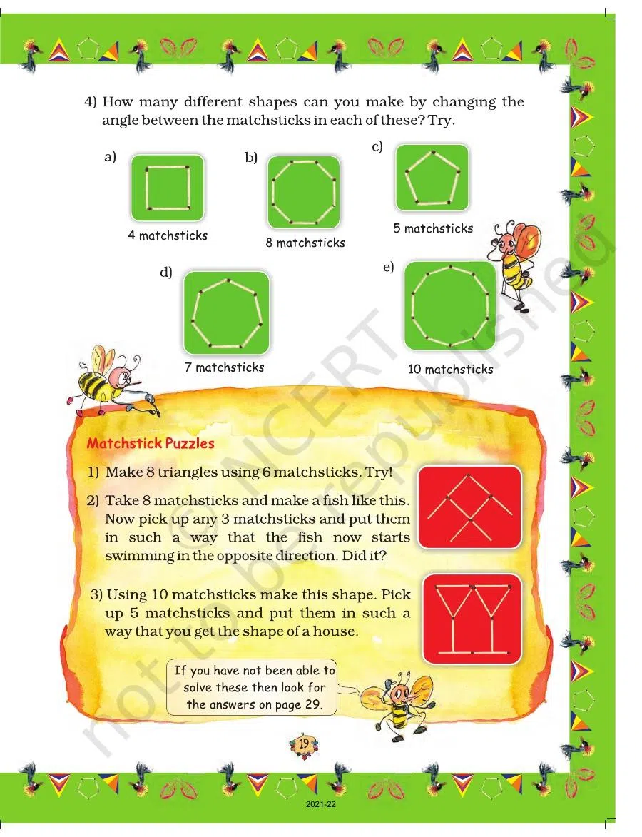 Class 5 Maths Chapter 2 Shapes and Angles