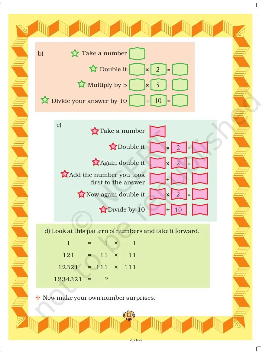 Class 5 Maths Chapter 7 Can You See the Pattern?