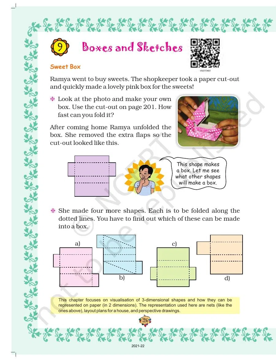 Class 5 Maths Chapter 9 Boxes and Sketches