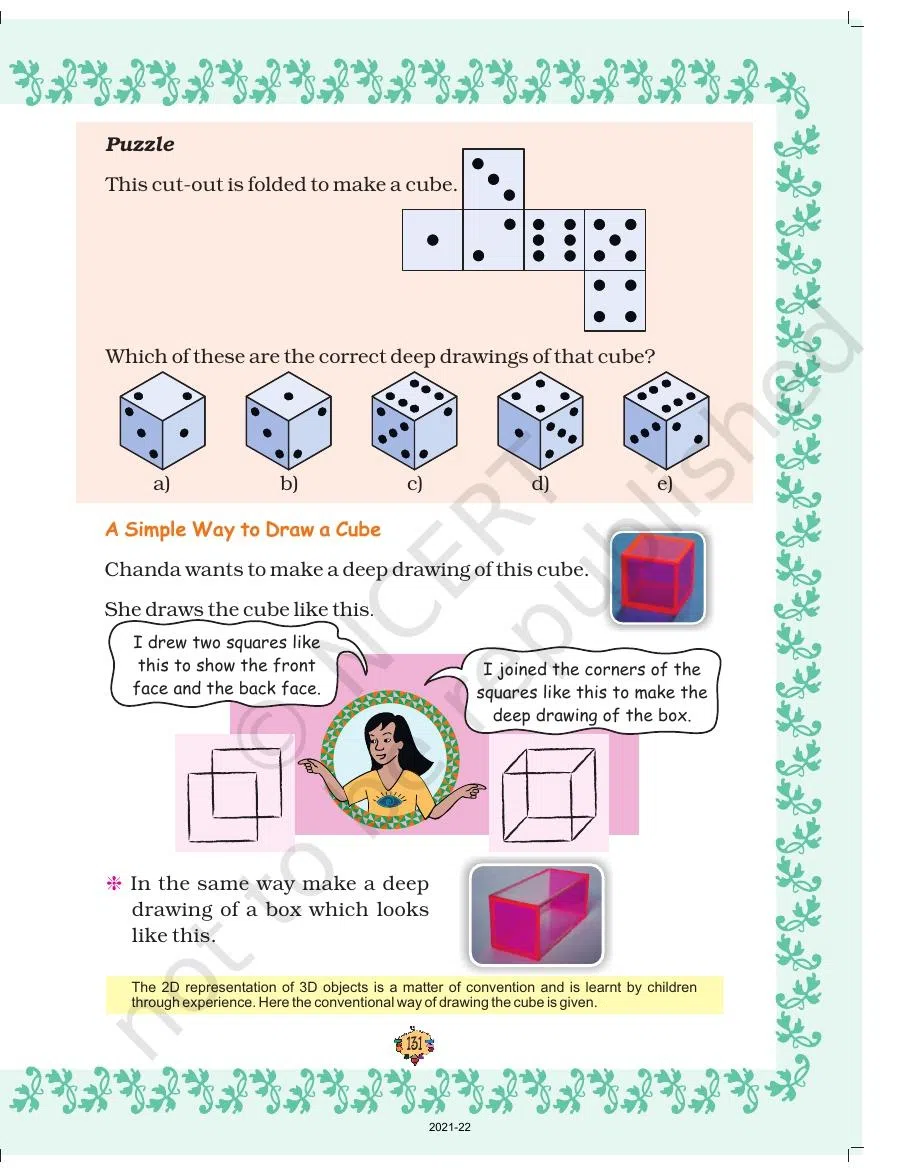 Class 5 Maths Chapter 9 Boxes and Sketches