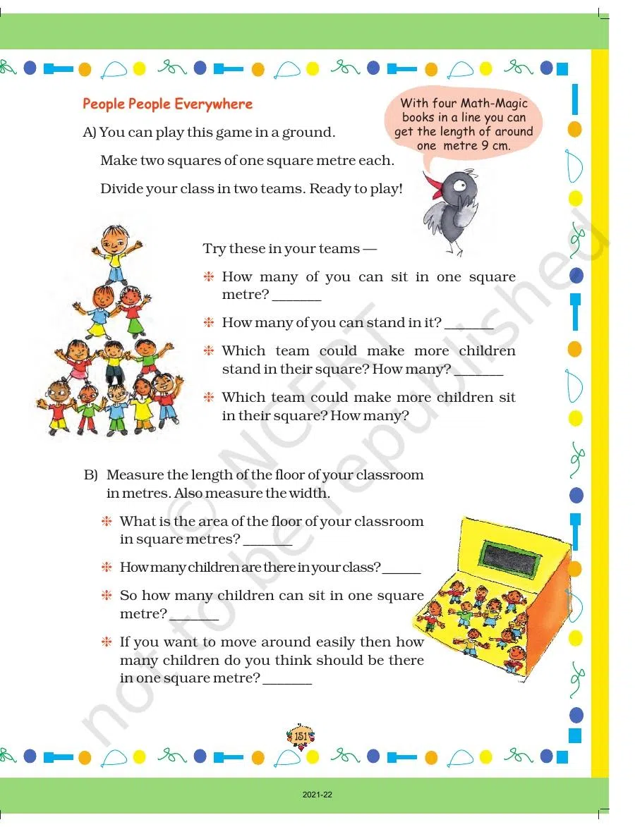 Class 5 Maths Chapter 11 Area and its Boundary