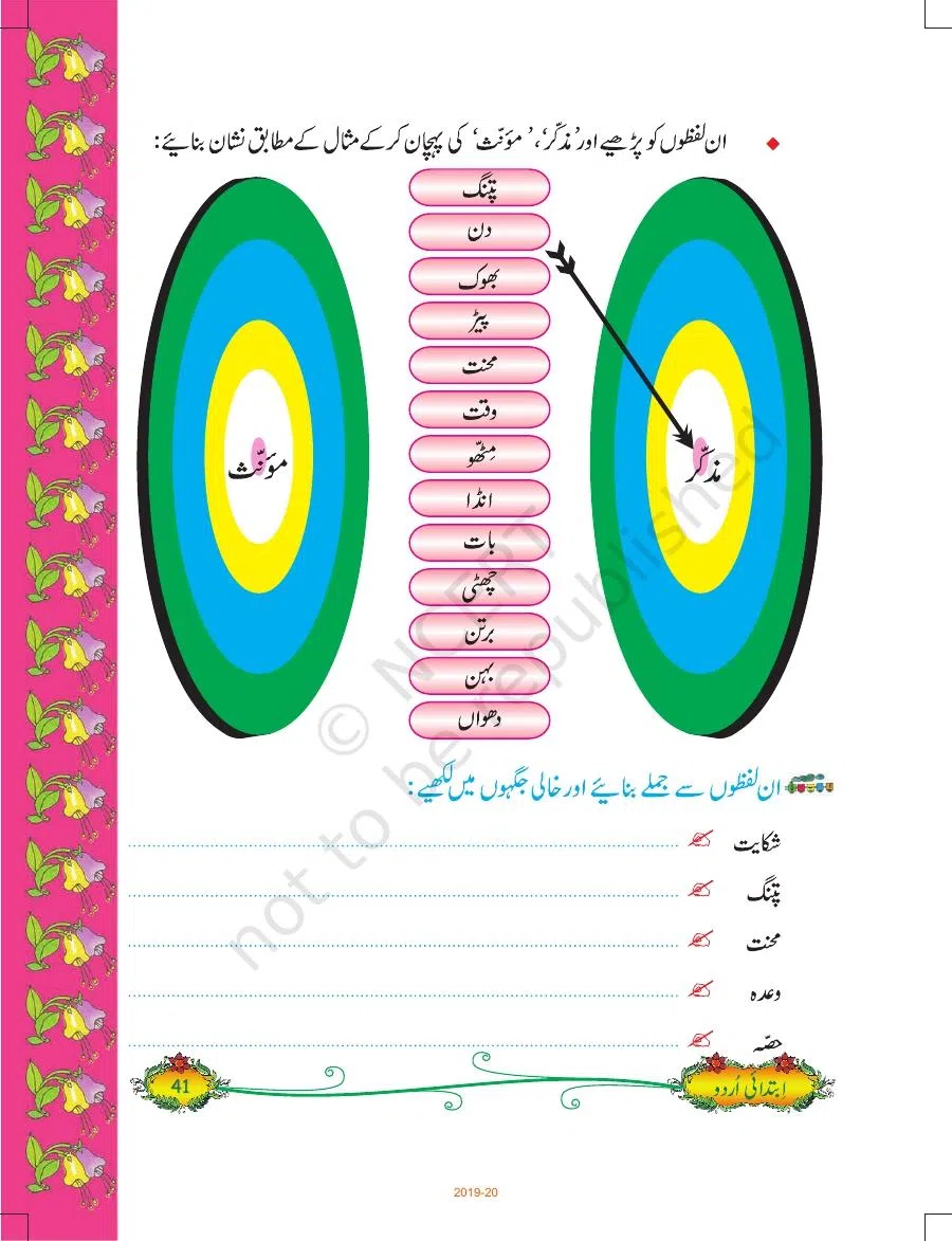 Class 5 Urdu Ibtedai Urdu Class-V Chapter 5