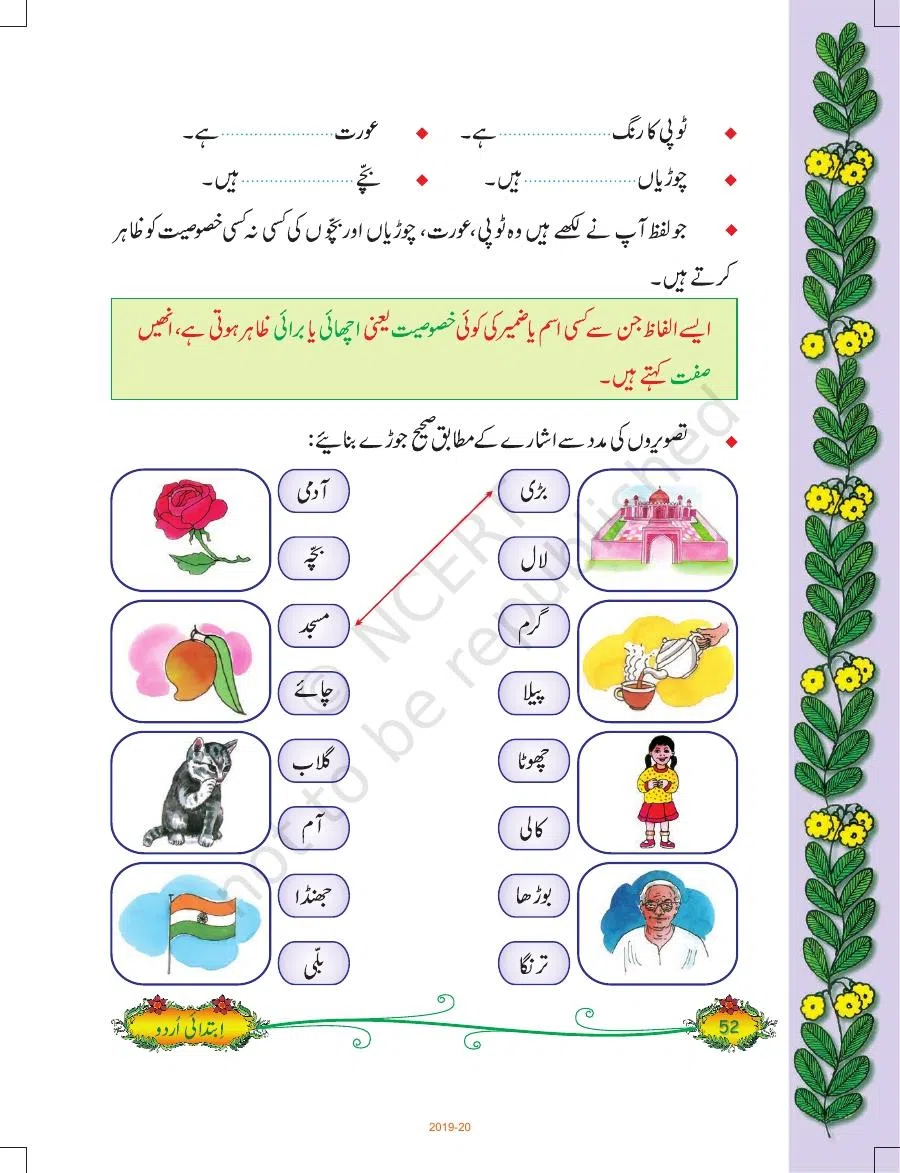 Class 5 Urdu Ibtedai Urdu Class-V Chapter 6