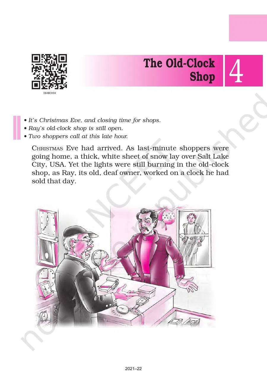 Class 6 English A Pact With The Sun Chapter 4 The Old-Clock Shop