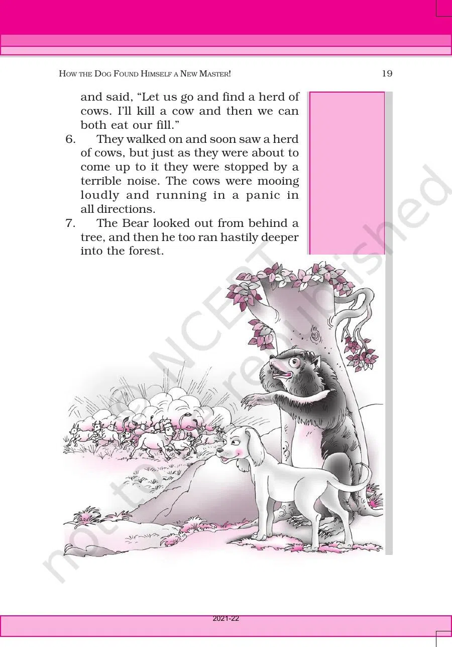 Class 6 English Honeysuckle Chapter 2 How the Dog Found Himself a New Master