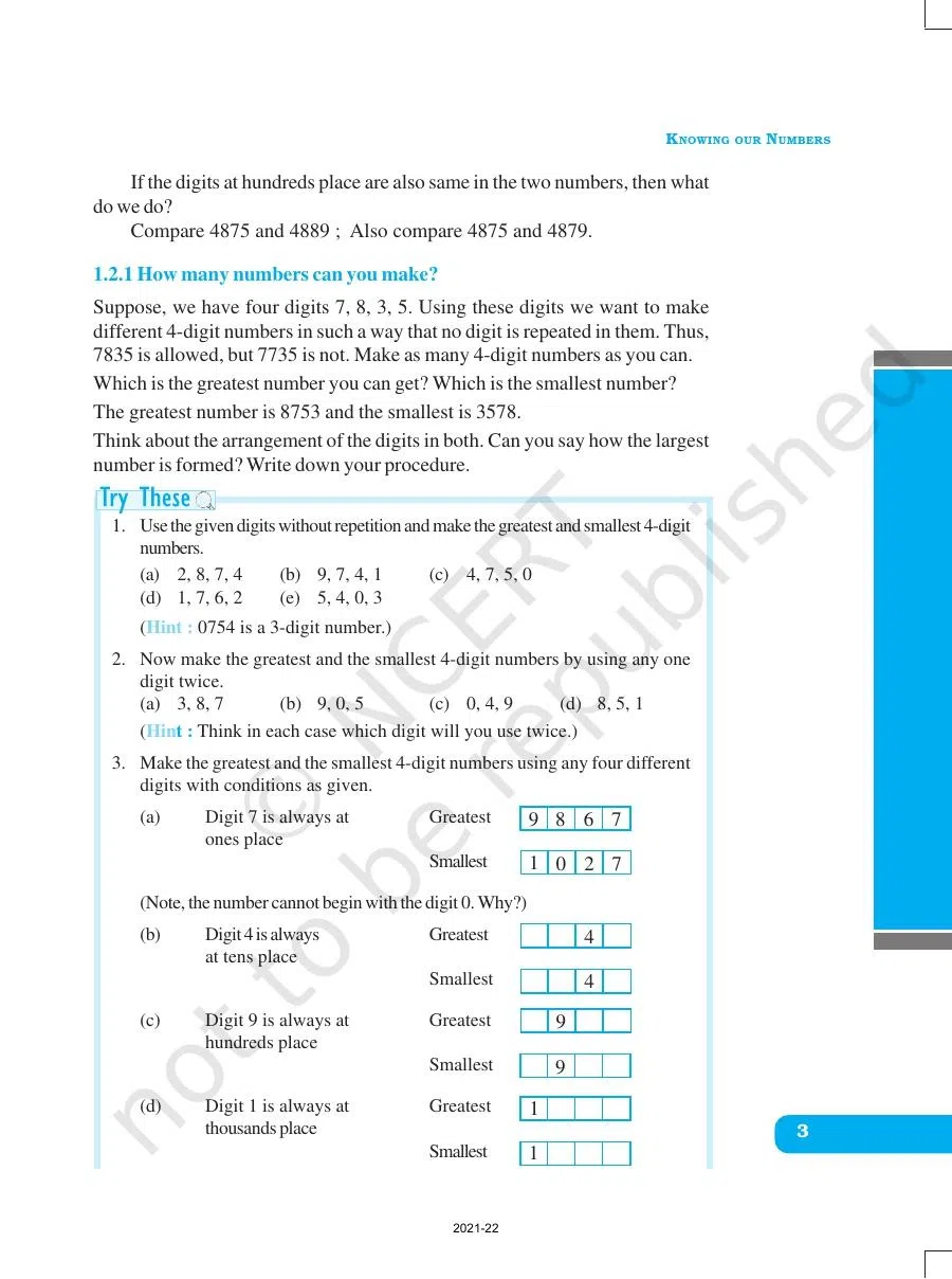 NCERT Class 6 Maths Chapter 1