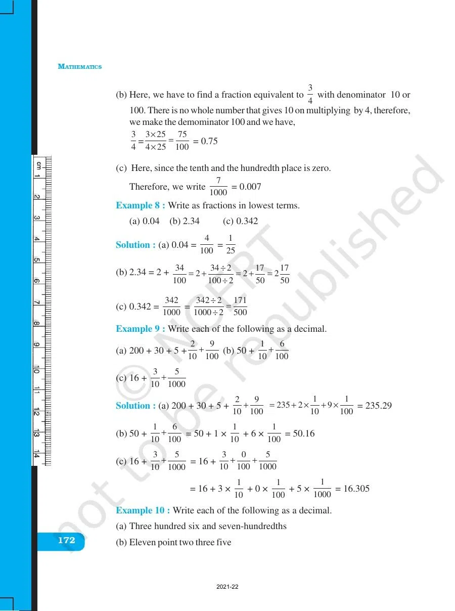 Class 6 Maths Chapter 8