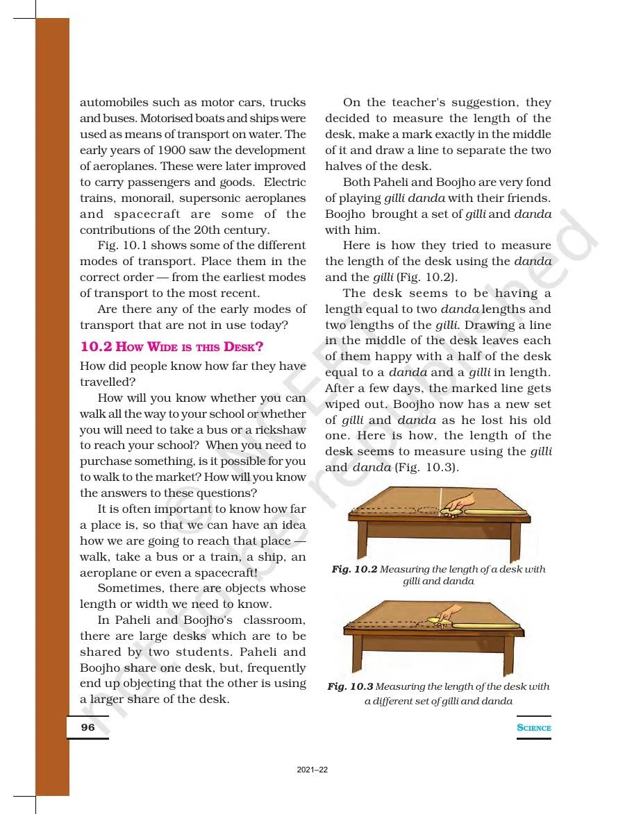 Class 6 Science Chapter 10