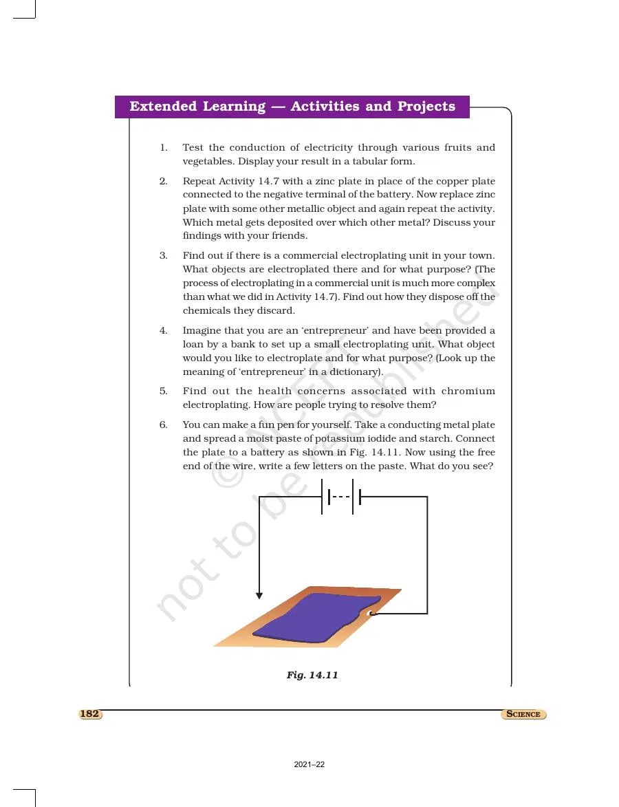 Class 8 Science Chapter 14