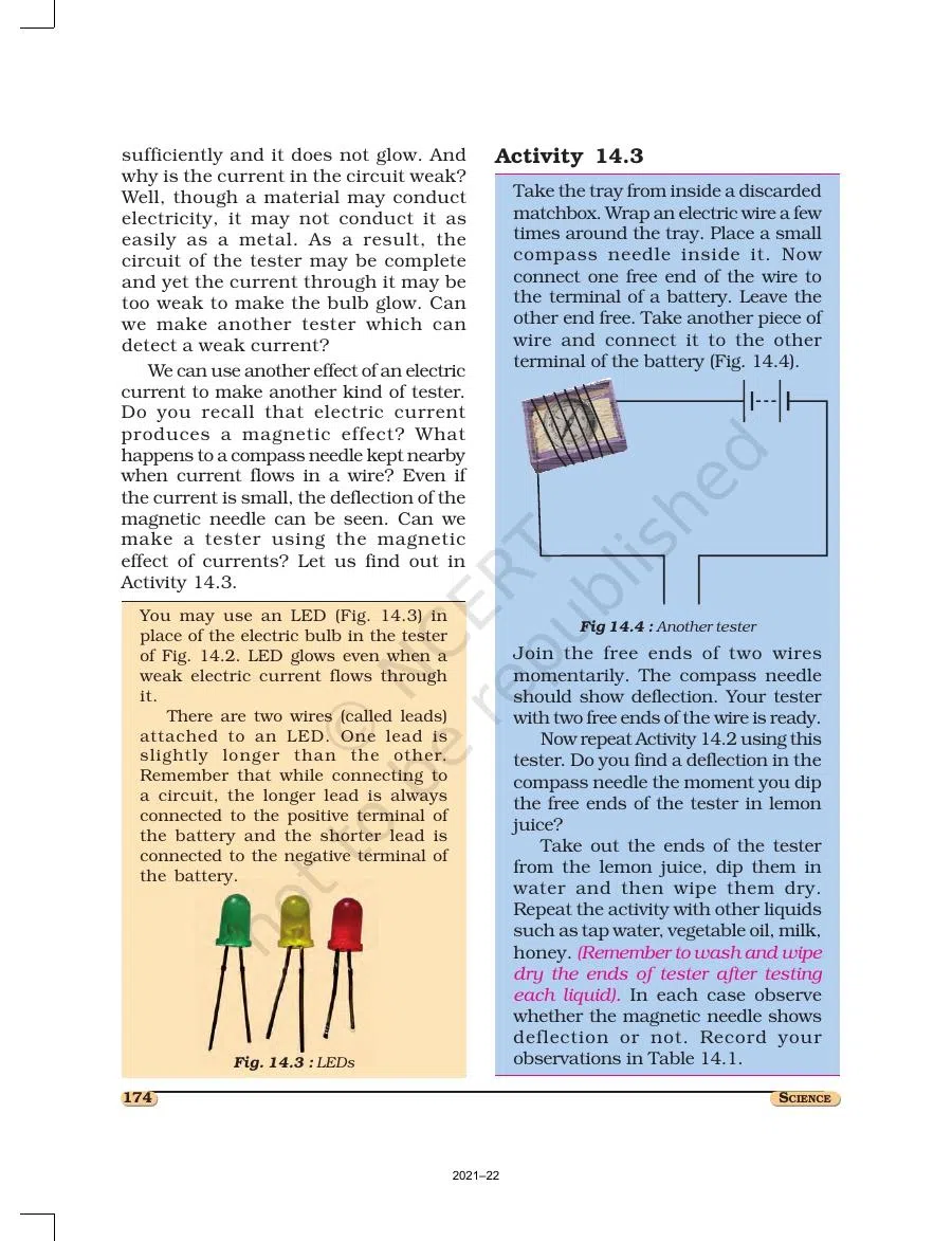 Class 8 Science Chapter 14