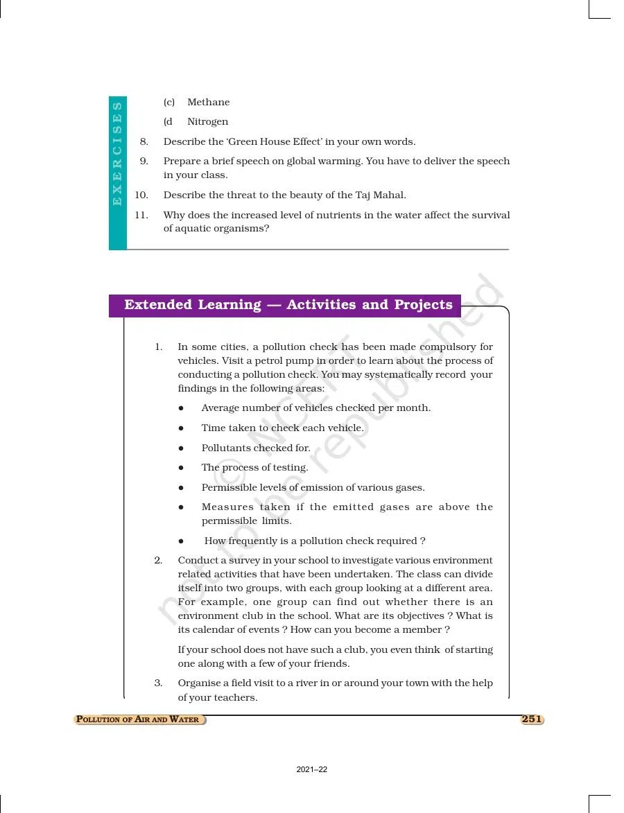 Class 8 Science Chapter 18