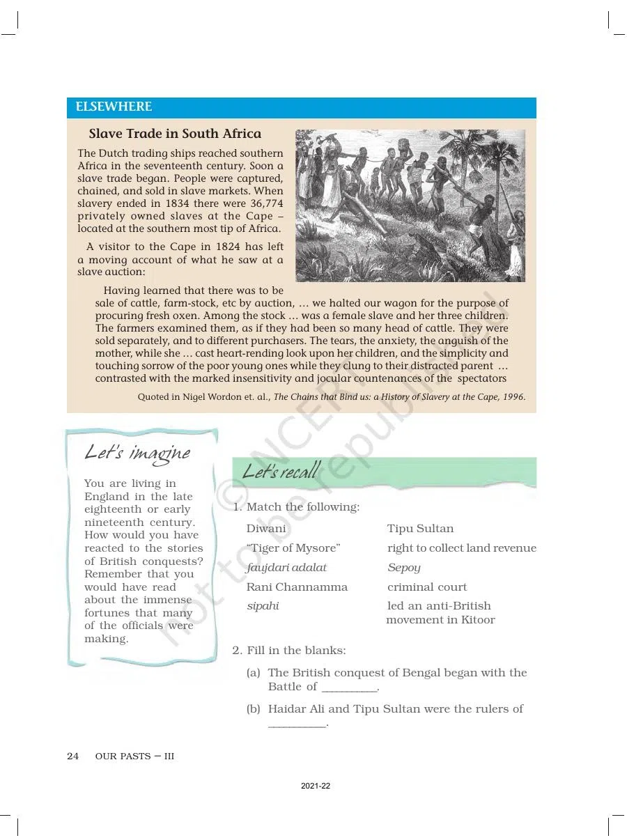 Class 8 History Chapter 2