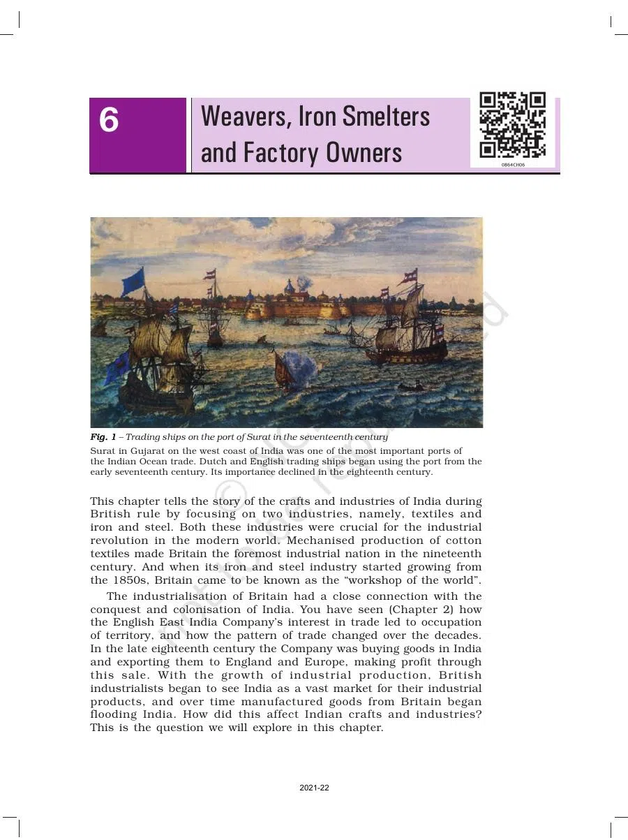 Class 8 History Chapter 6
