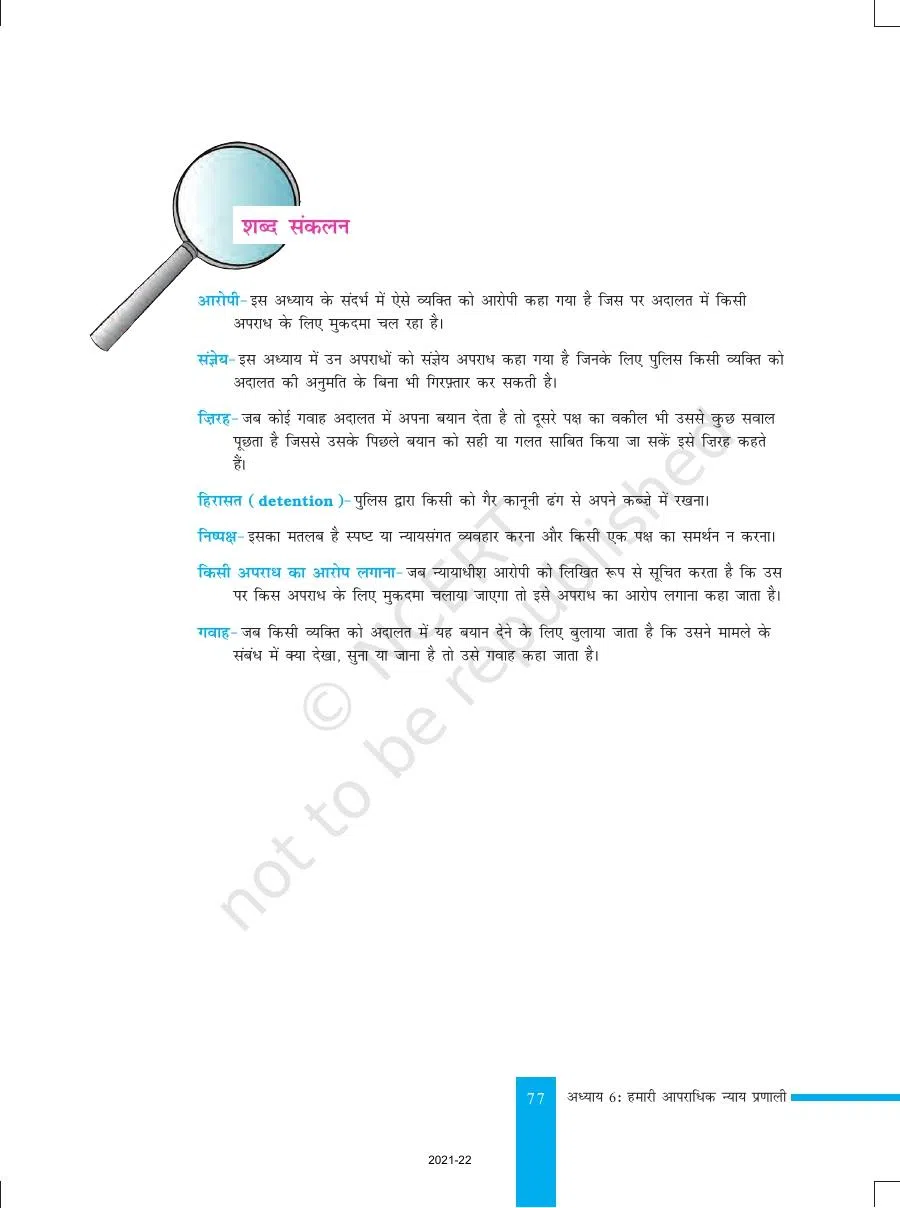 Class 8 Civics in Hindi Medium Chapter 6