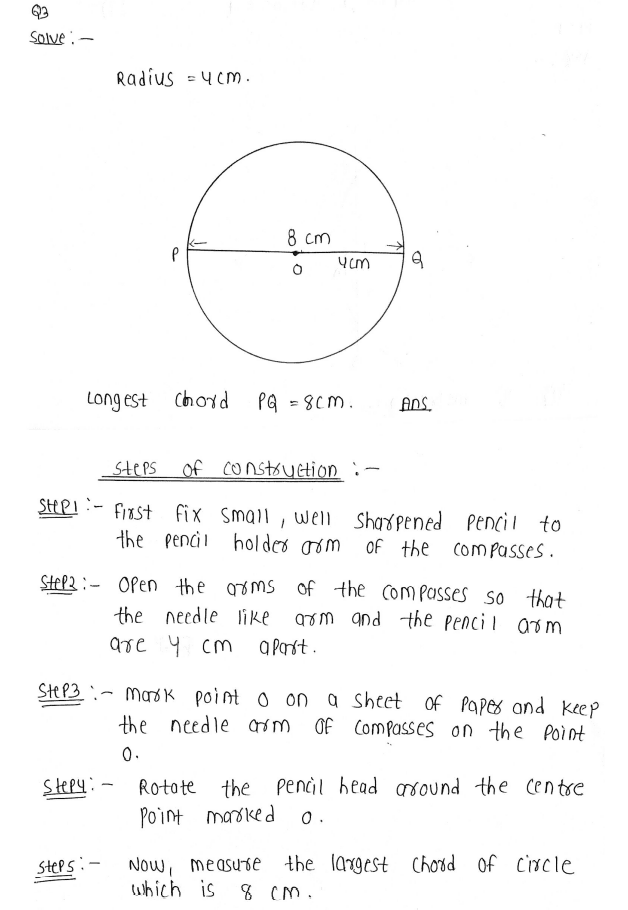 Chapter 13 | Circles | Class-6 DAV Secondary Mathematics