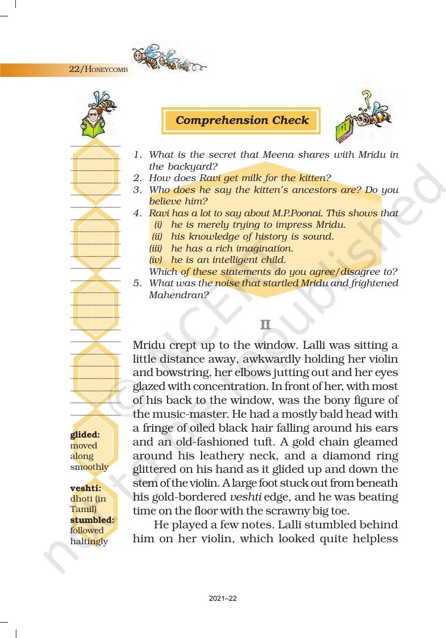 Class 7 English Honeycomb A Gift of Chappals Chapter 2