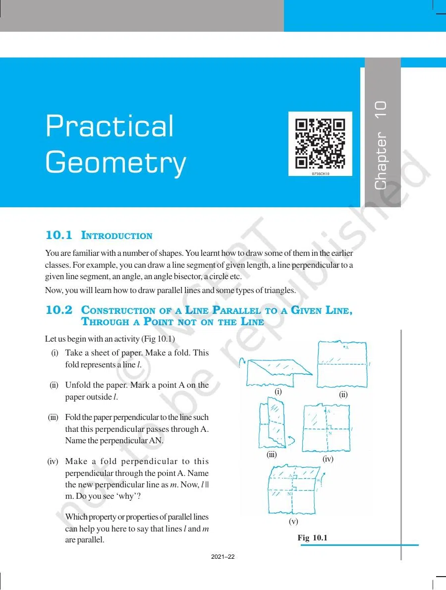 Class 7 Maths Practical Geometry Chapter 10