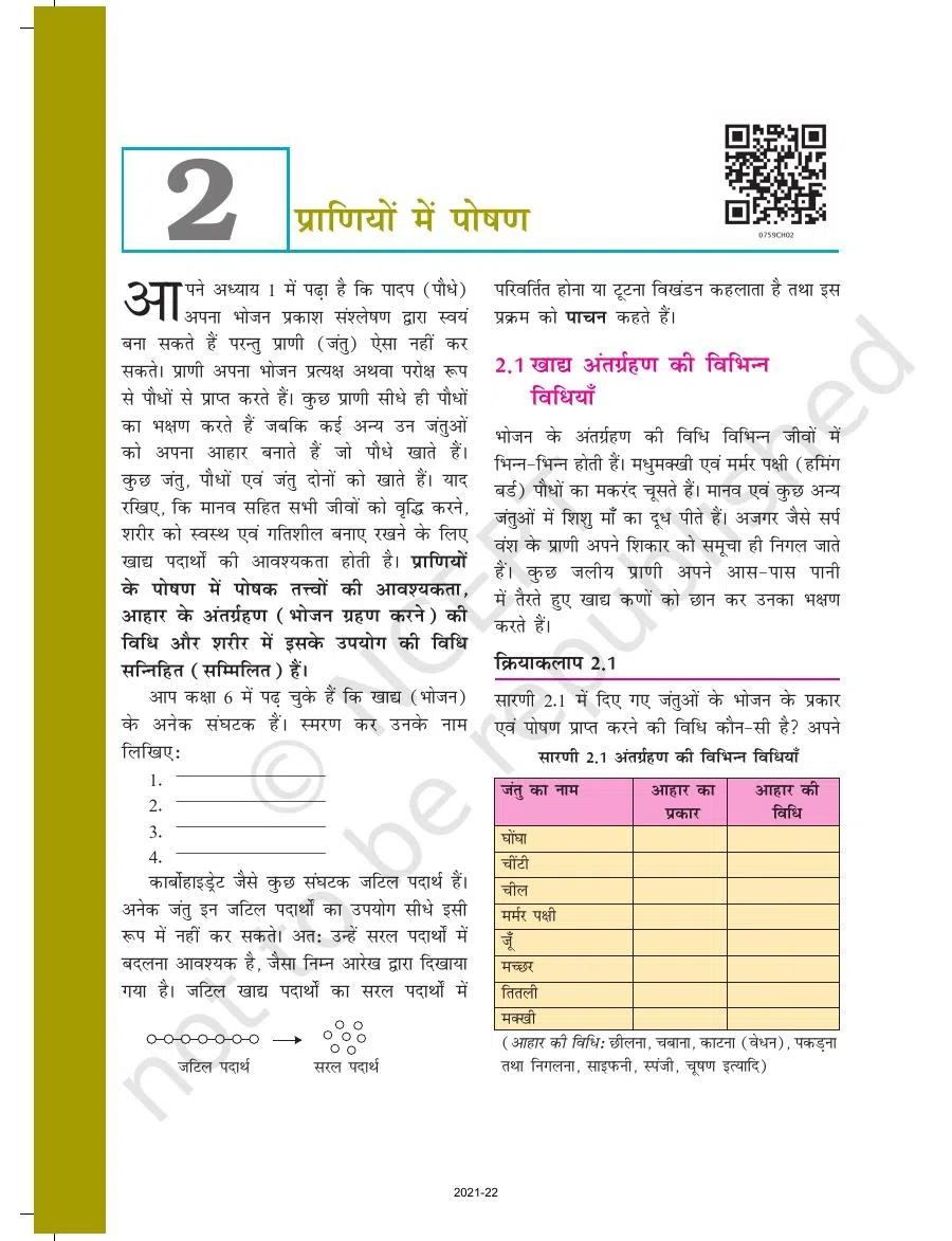 Class 7 Science in Hindi Chapter 2