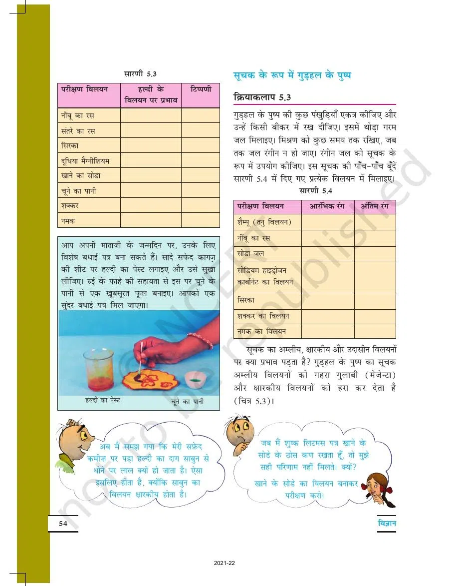 Class 7 Science in Hindi Chapter 5