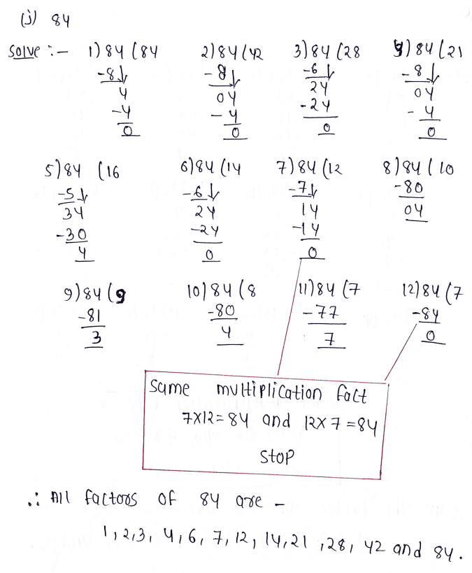 Chapter 3 | Multiples and Factors | Class-5 DAV Primary Mathematics