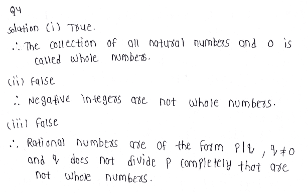  Every natural number is a whole number. 
Every integer is a whole number.
 Every rational number is a whole number. 