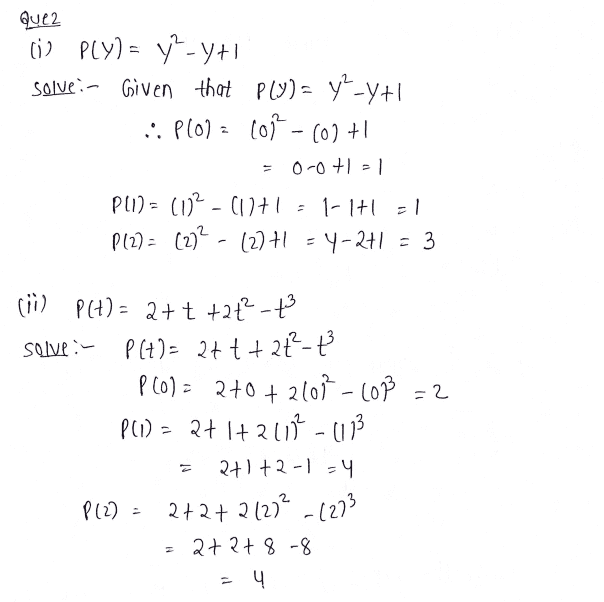 NCERT Solutions | Class 9 Maths Chapter 2 Polynomials